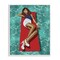 Stupell Industries Lounging on Pool Raft Framed Giclee Wall Art Design by Saba Rauf
